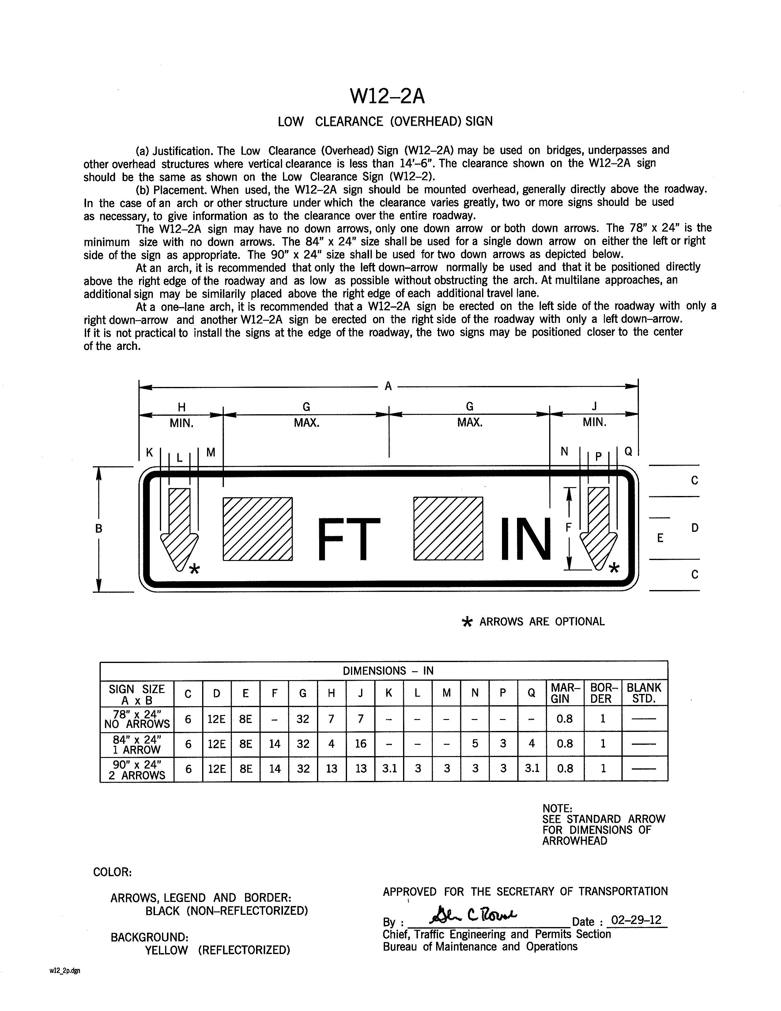 Vertical Clearance Signs Larson Design Group Larson Design Group